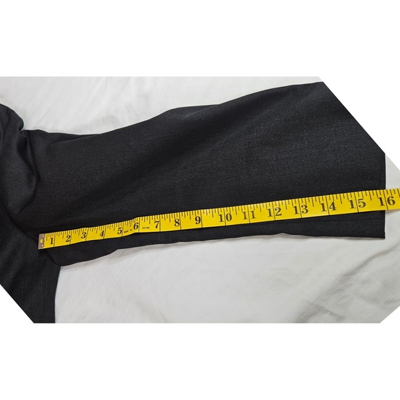 Calvin Klein Mens 48R Blazer Charcoal Gray 100% Wool 2 Button Suit Jacket 48 R - Picture 11 of 16